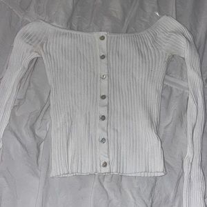 Tight White Button Down